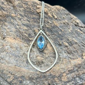 925 Silver and Topaz Necklace